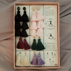 💎 Mix and Match Tassel Earring Set
